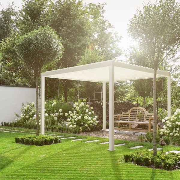 ALUMEL OVERKAPPING WHITE – 3 X 3 METER - Afbeelding 3