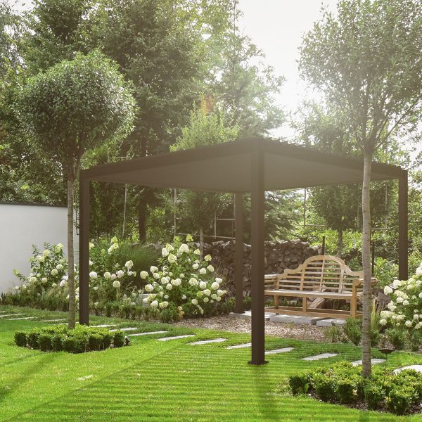 ALUMEL OVERKAPPING GRAPHITE – 3 X 4 METER - Afbeelding 2