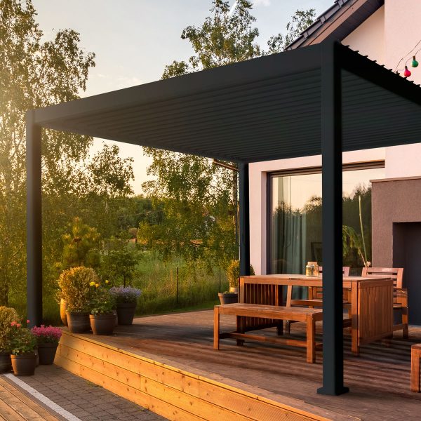 ALUMEL OVERKAPPING GRAPHITE – 3 X 4 METER - Afbeelding 3