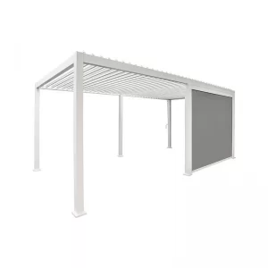 ALUMEL PULL DOWN ZIJSCHERM 300CM - WHITE