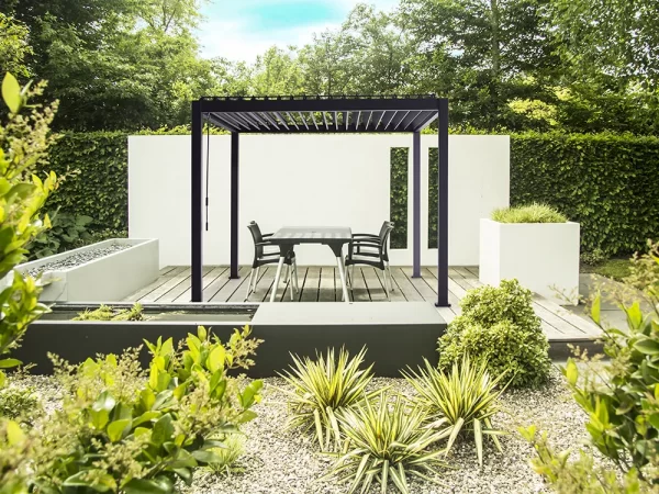 ALUMEL COMFORT OVERKAPPING GRAPHITE – 3 X 3 METER - Afbeelding 2