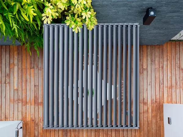 ALUMEL COMFORT OVERKAPPING GRAPHITE – 3 X 3 METER - Afbeelding 3