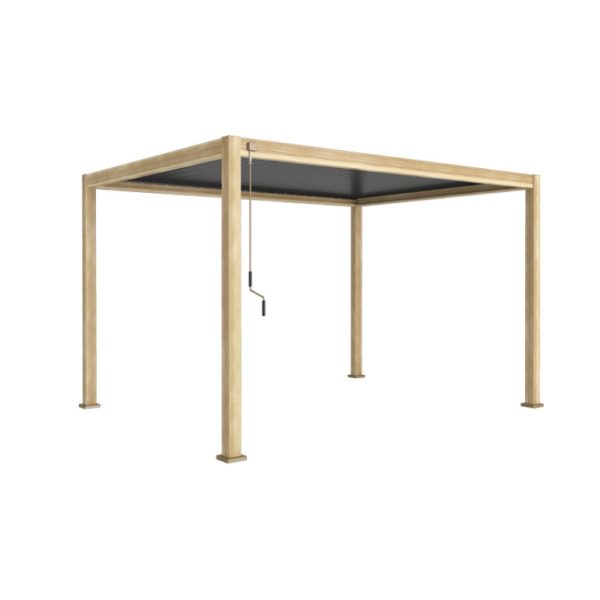 ALUMEL OVERKAPPING WOODLOOK– 3 X 4 METER