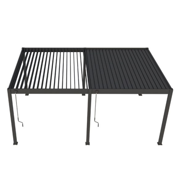 ALUMEL OVERKAPPING GRAPHITE – 4 X 6 METER - Afbeelding 3