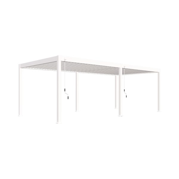 ALUMEL OVERKAPPING WHITE – 3,6 X 7,2 METER