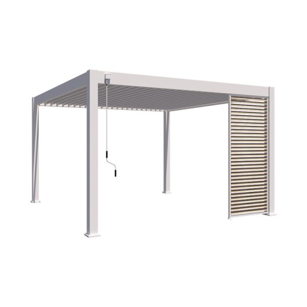 HORIZONTAAL LOUVREPANEEL 95CM  - WIT - Afbeelding 4