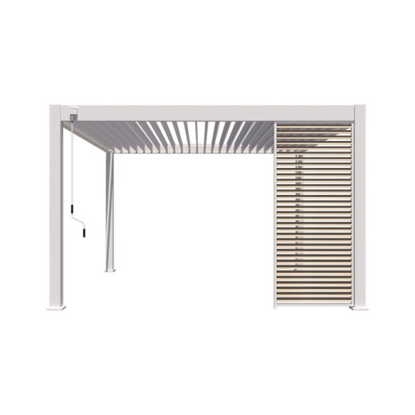 HORIZONTAAL LOUVREPANEEL 95CM  - WIT - Afbeelding 3