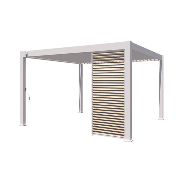 HORIZONTAAL LOUVREPANEEL 95CM  - WIT - Afbeelding 2