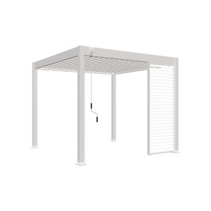 HORIZONTAAL LOUVREPANEEL 125CM  - WIT