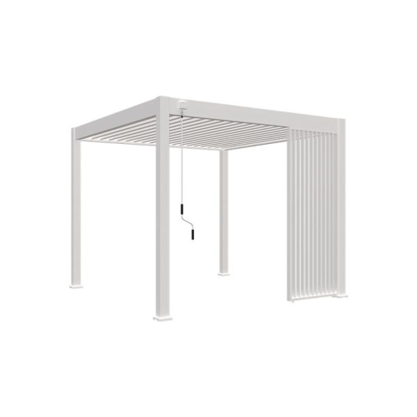 VERTICAAL LOUVREPANEEL 95CM  - WIT