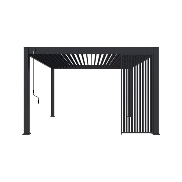 VERTICAAL LOUVREPANEEL 95CM  - GRAPHITE - Afbeelding 2