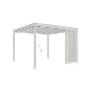VERTICAAL LOUVREPANEEL 115CM  - WIT