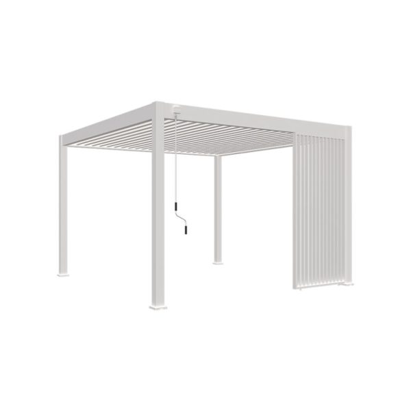 VERTICAAL LOUVREPANEEL 115CM  - WIT