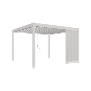 VERTICAAL LOUVREPANEEL 125CM  - WIT
