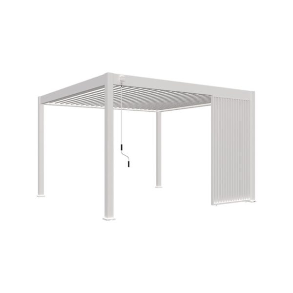 VERTICAAL LOUVREPANEEL 125CM  - WIT