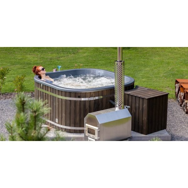 Hottub Round 220cm met interne kachel - Afbeelding 3
