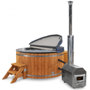 Hottub Round 200cm met externe kachel