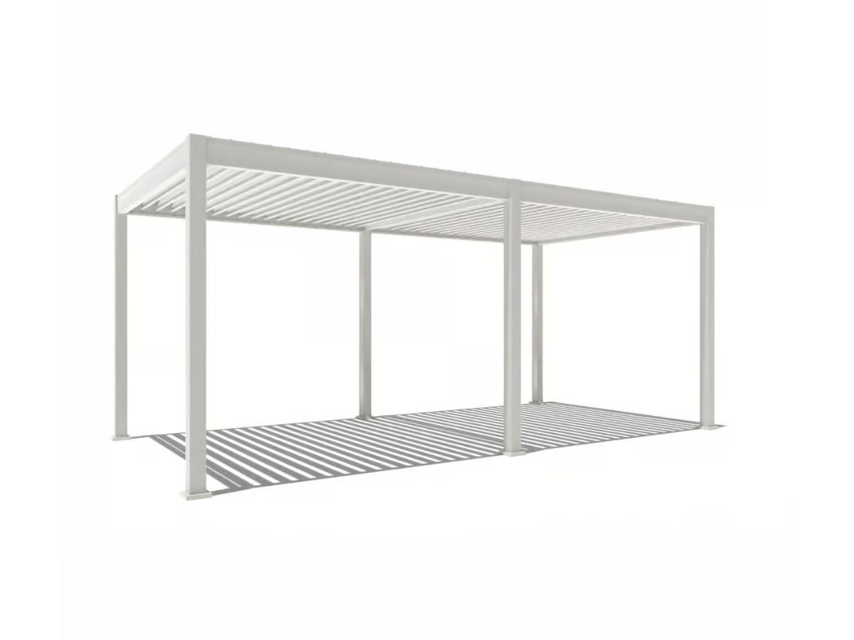 ORION DELUXE OVERKAPPING E-LED WIT– 3,6 X 5,3 METER