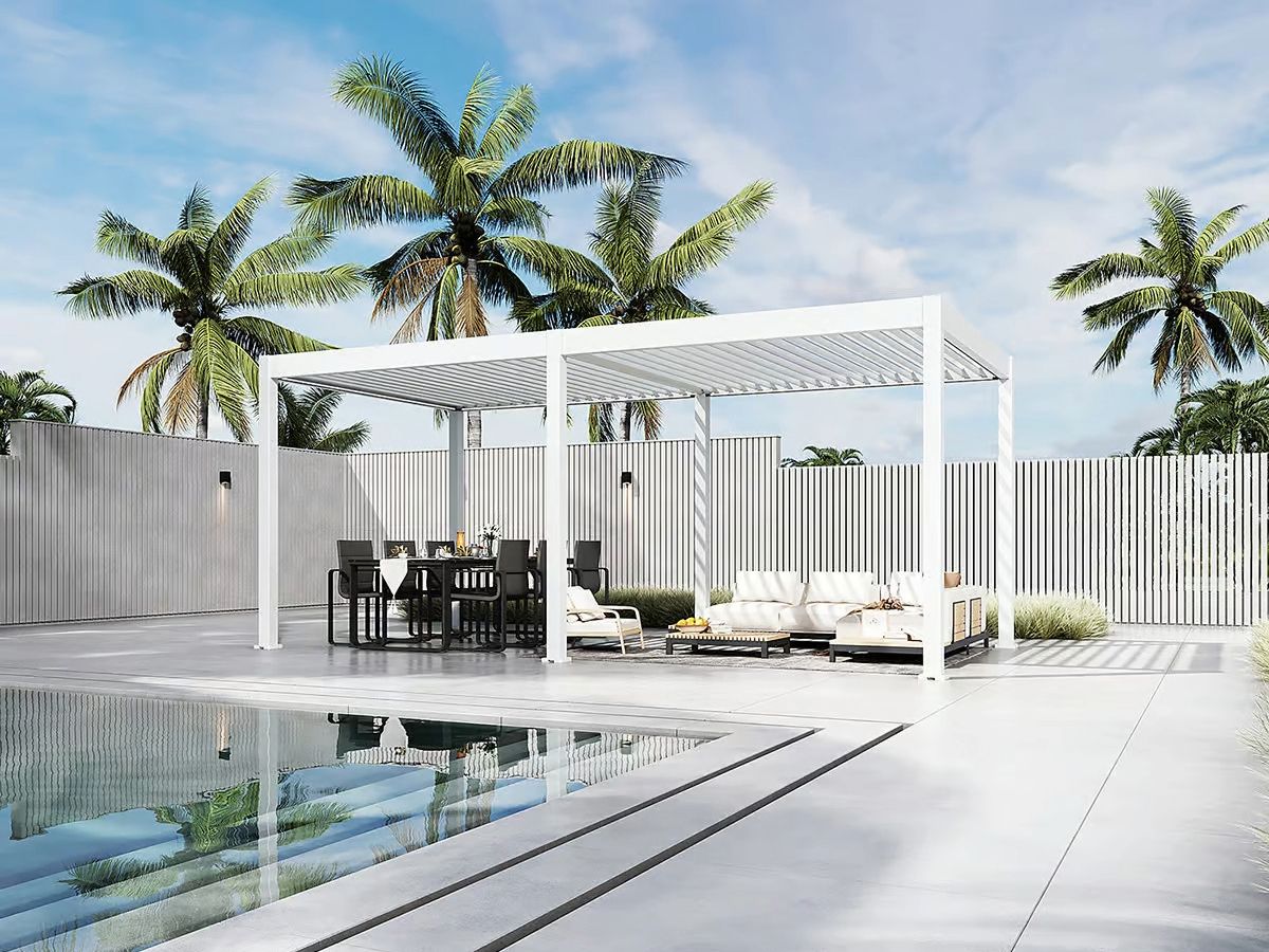 ORION DELUXE OVERKAPPING E-LED WIT– 3,6 X 5,3 METER - Afbeelding 6