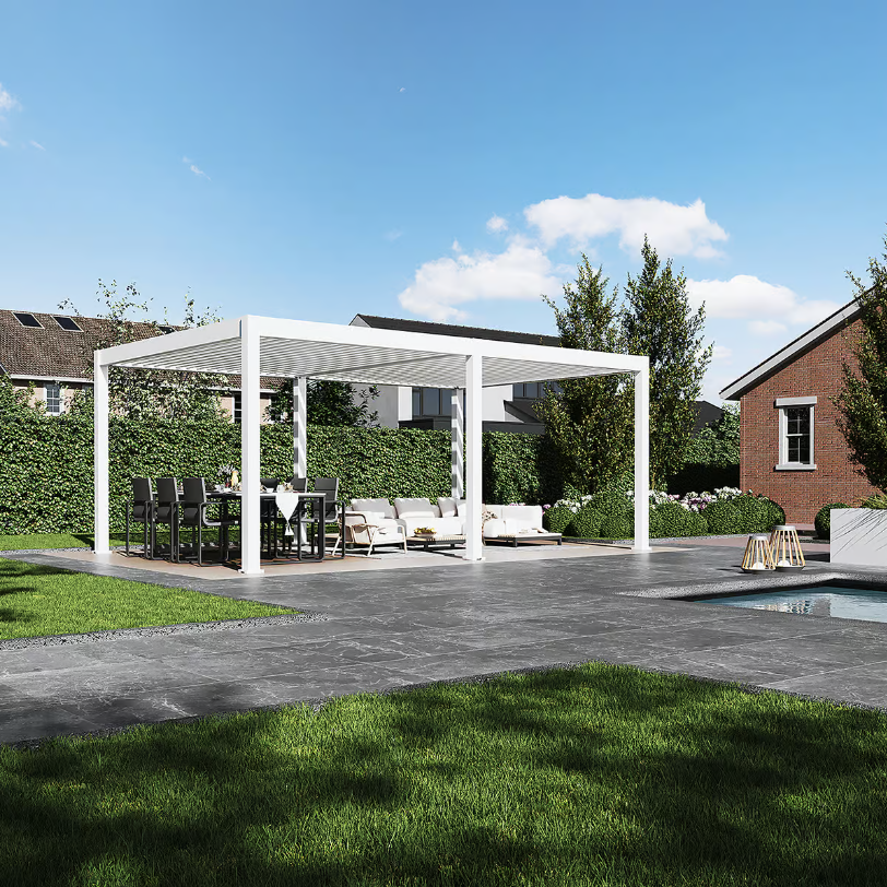 ORION PREMIUM OVERKAPPING E-LED WIT– 4 X 8 METER - Afbeelding 4