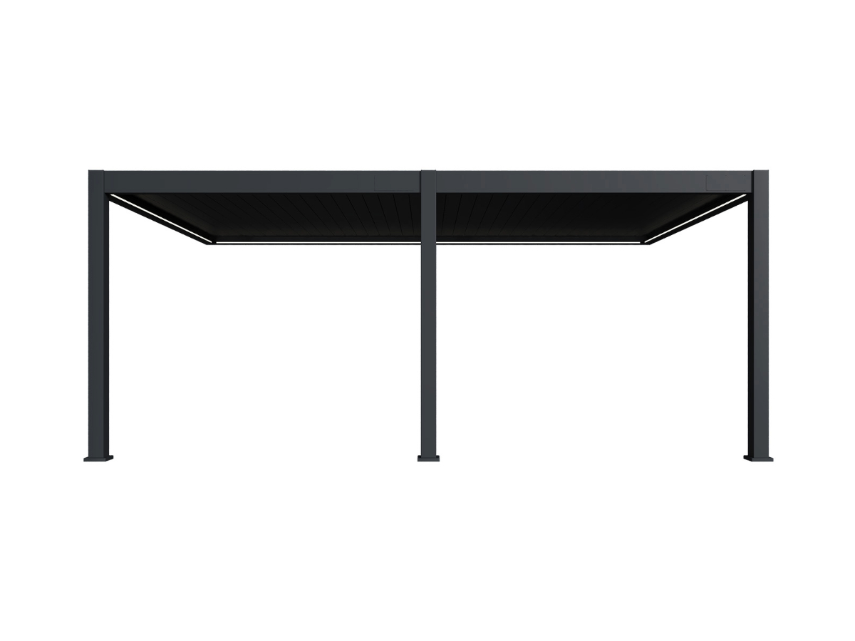 ORION PREMIUM OVERKAPPING MUUR E-LED ANTRACIET– 4 X 6 METER - Afbeelding 2