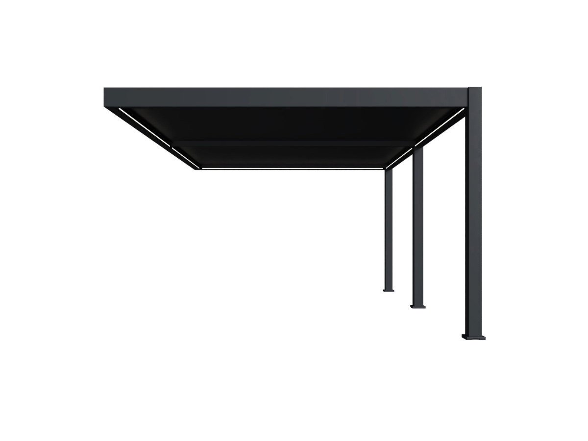 ORION PREMIUM OVERKAPPING MUUR E-LED ANTRACIET– 4 X 6 METER - Afbeelding 3