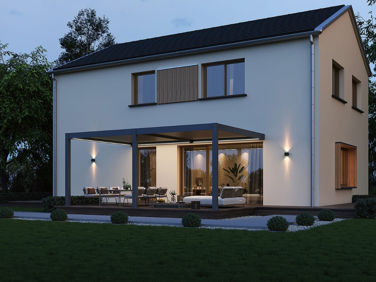 ORION PREMIUM OVERKAPPING MUUR E-LED ANTRACIET– 4 X 6 METER - Afbeelding 4