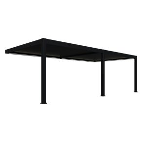 ORION PREMIUM OVERKAPPING MUUR E-LED ANTRACIET– 4 X 8 METER