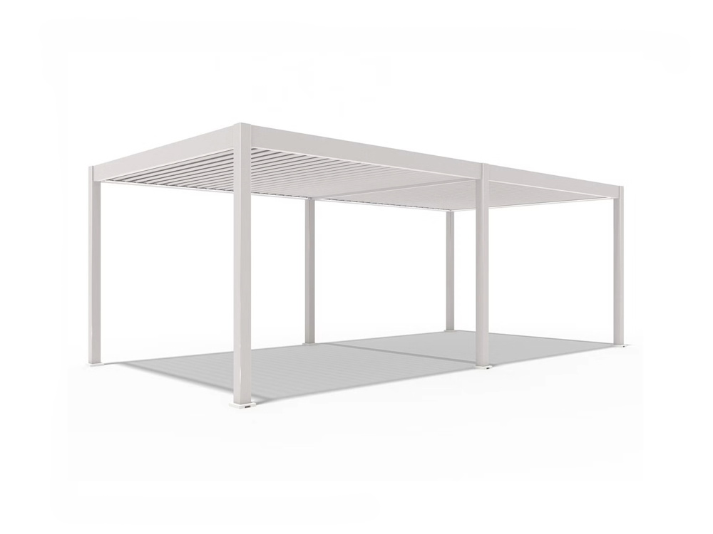 ORION DELUXE OVERKAPPING E-LED KIEZELGRIJS– 3,6 X 7,2 METER