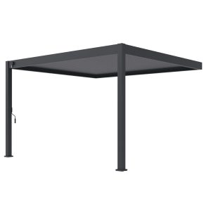 ORION DELUXE OVERKAPPING MUUR ANTRACIET– 3 X 4 METER