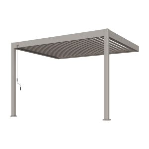 ORION DELUXE OVERKAPPING MUUR KIEZELGRIJS – 3 X 4 METER