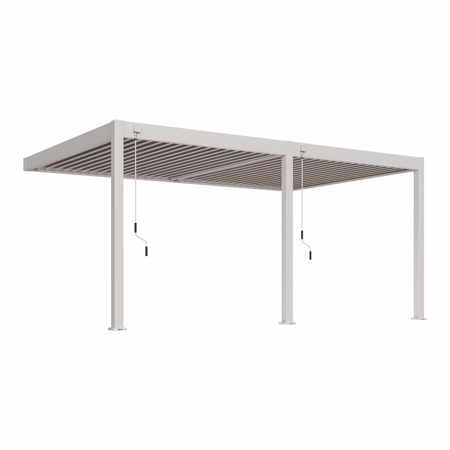 ORION DELUXE OVERKAPPING MUUR KIEZELGRIJS – 3,6 X 5,3 METER